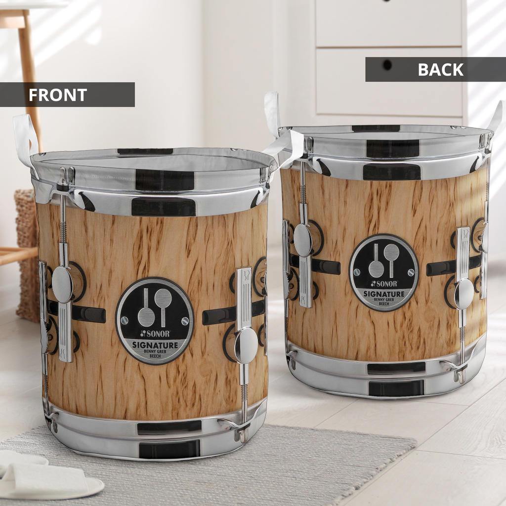 Limited Edition Metal Snare Drum Laundry Basket