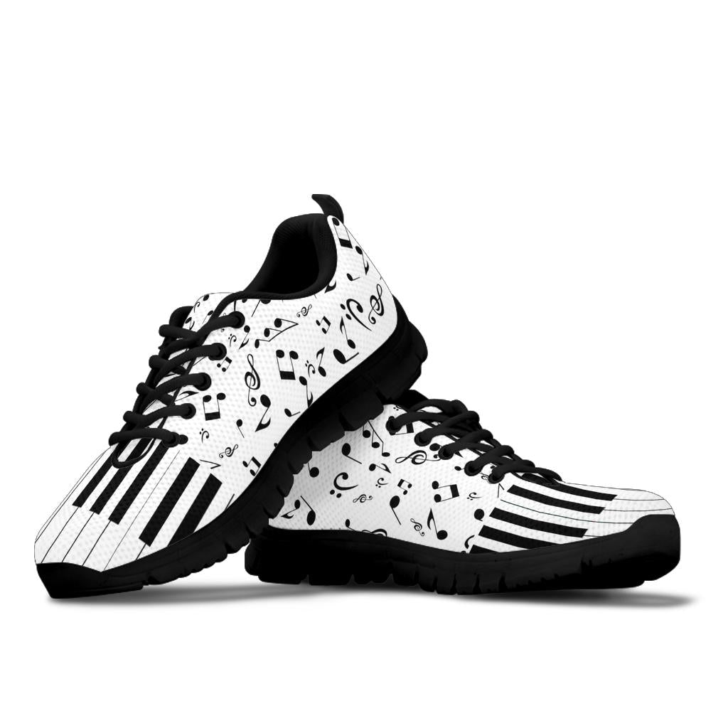 Piano Keys Music Notes Sneakers