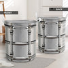 Silver Metal Snare Drum Laundry Basket