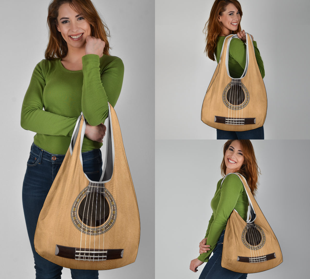 Classical Guitar Grocery Bag 3-Pack