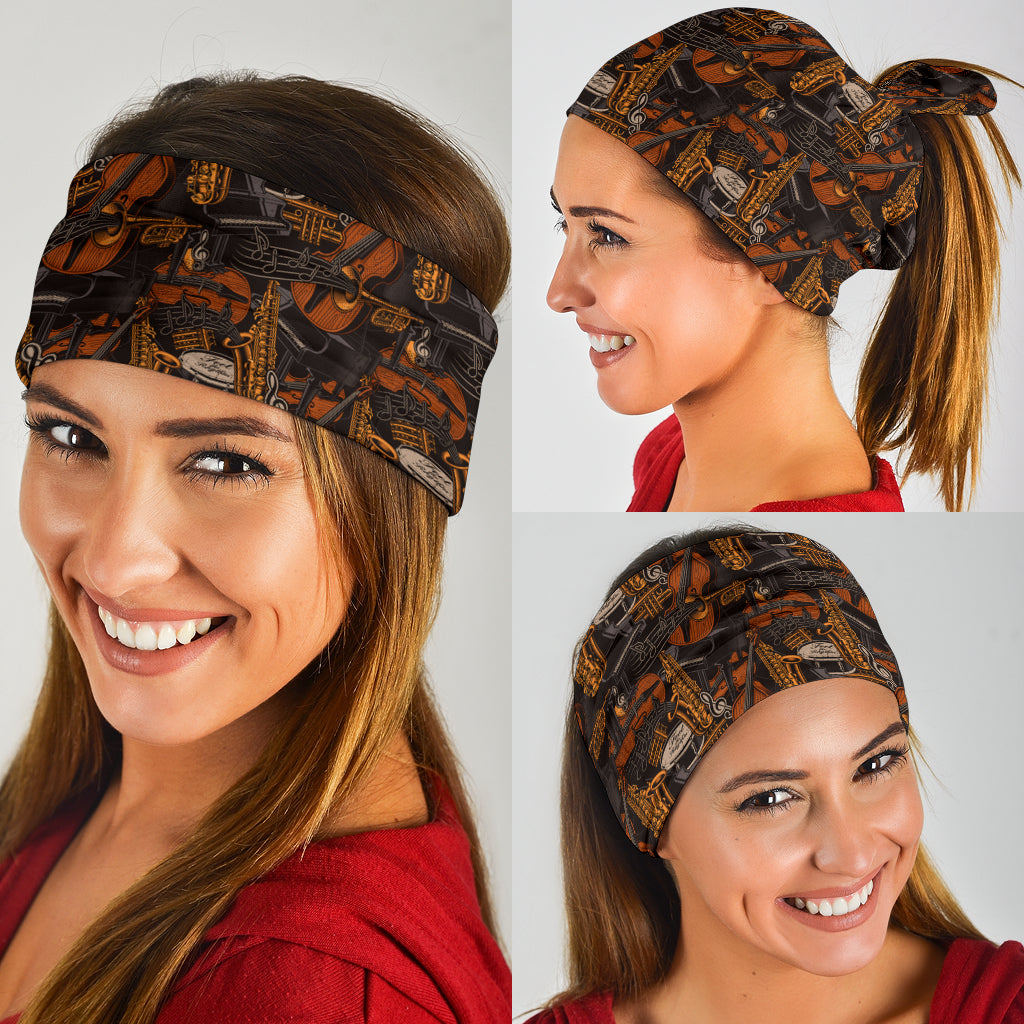 Music Instruments Art Bandana 3-Pack
