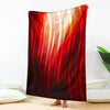 Music Notes Flame Blanket