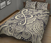 Music Notes Style Quilt Bed Set