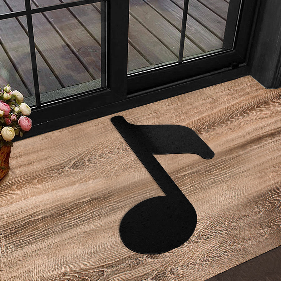 Note Shape Door Mat