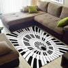 Piano Keys Hole Rug