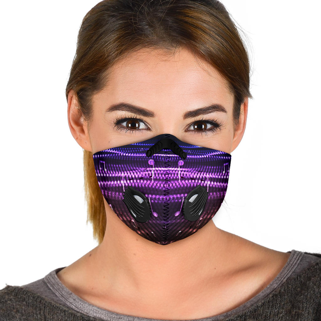 Premium Music Notes Premium Face Mask