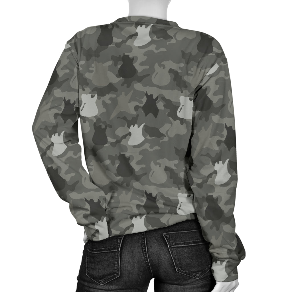 Guitars Camo Women's Sweater