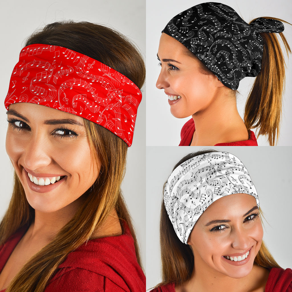 Musical Notes Pattern Bandana 3-Pack