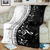 Piano and Music Notes Premium Blanket