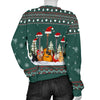 Guitars Christmas Women's Green Sweater