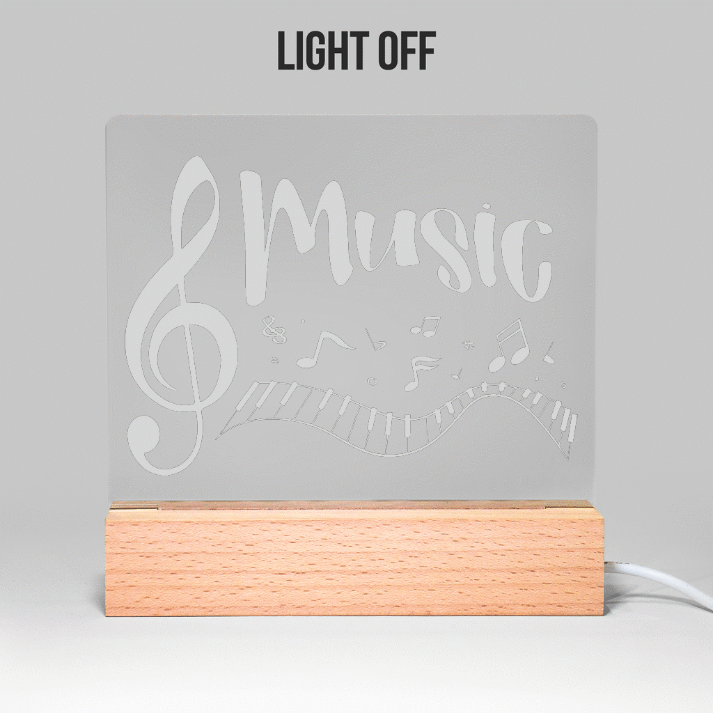 Music Light Up Acrylic