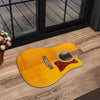 Wood Guitar Door Mat