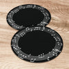 Music Notes Round Coasters