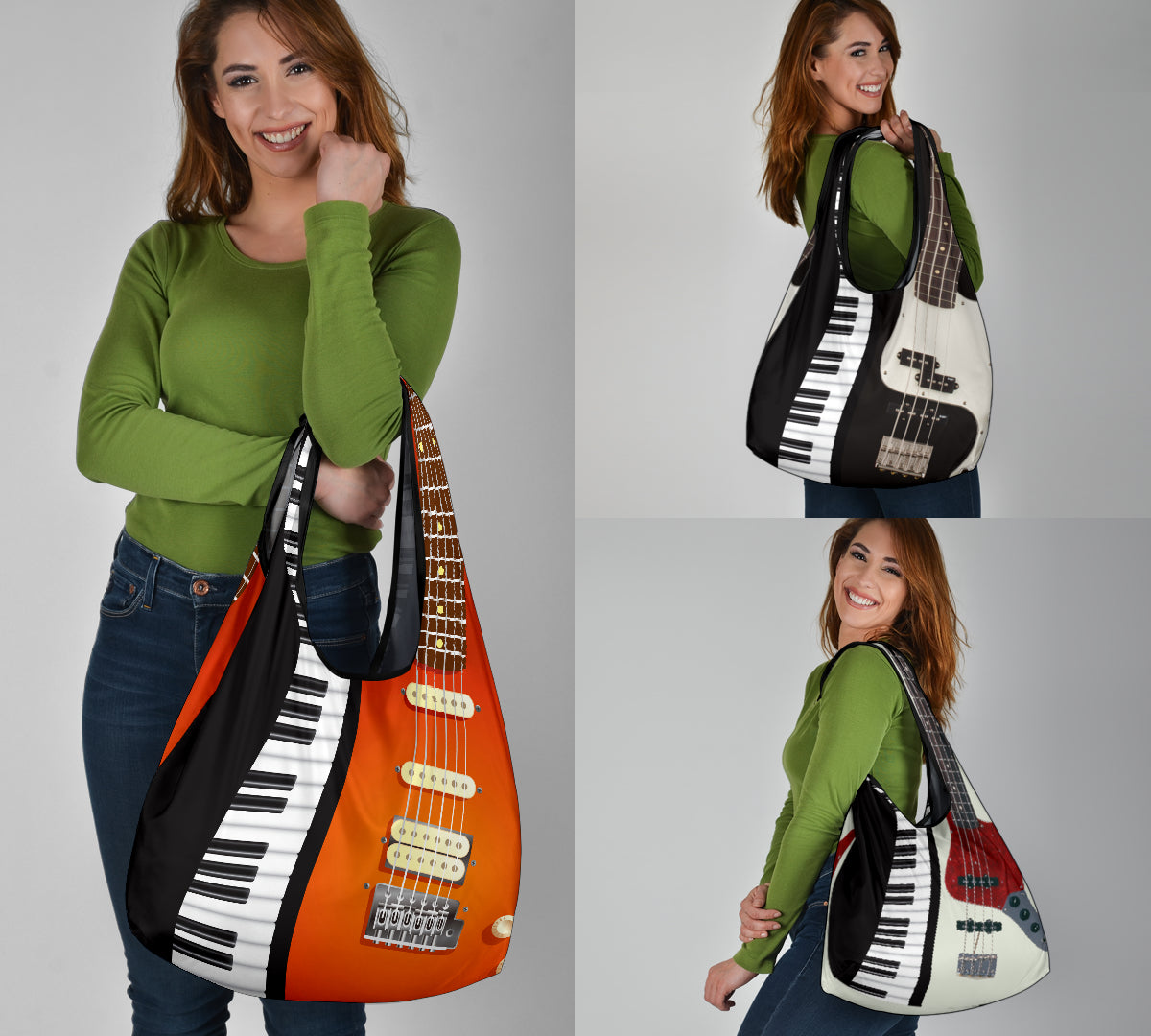 Guitar Grocery Bag 3-Pack