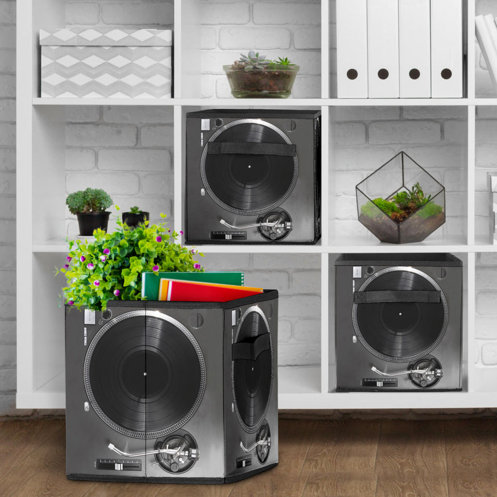 Vinyl Record Storage Cube
