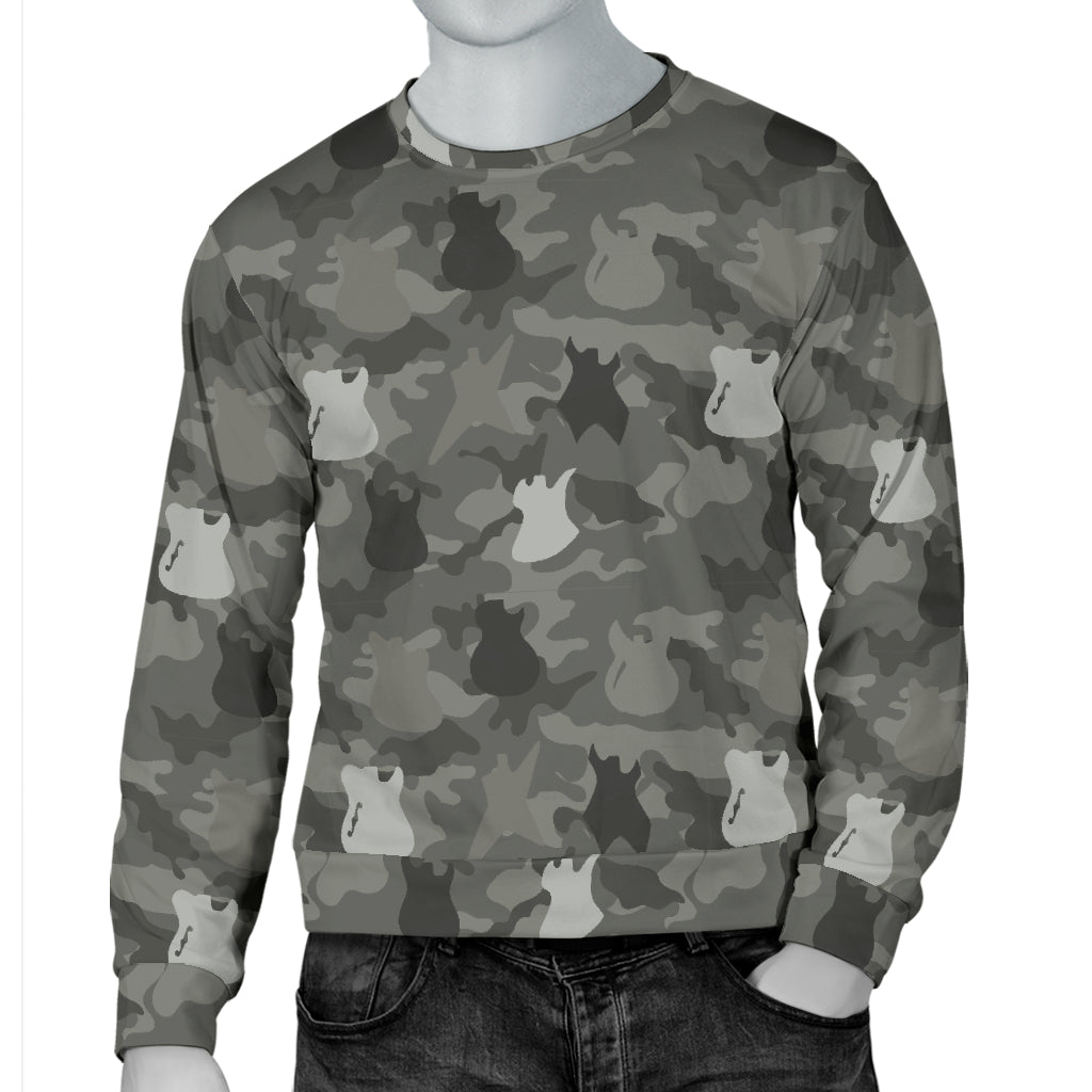 Guitars Camo Men's Sweater