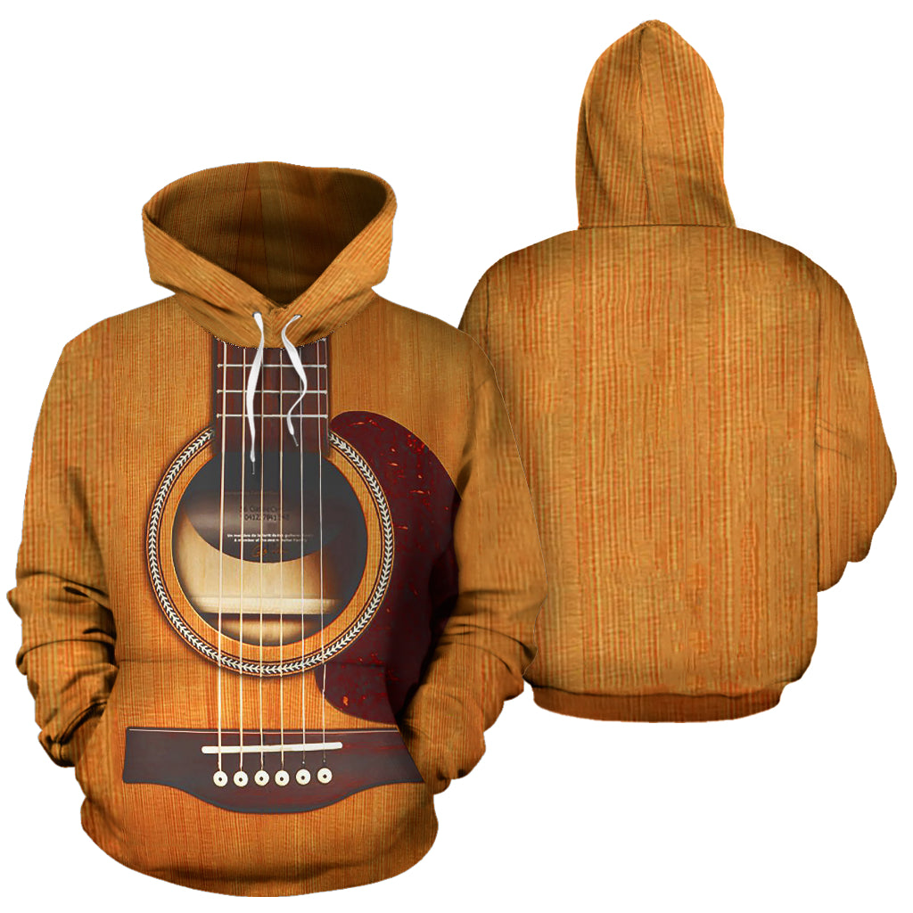 Wooden Guitar Hoodies