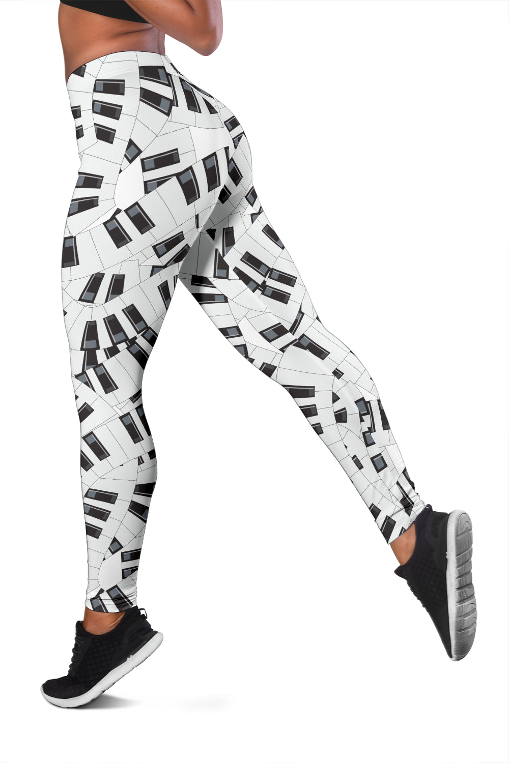 Piano White Women's Leggings