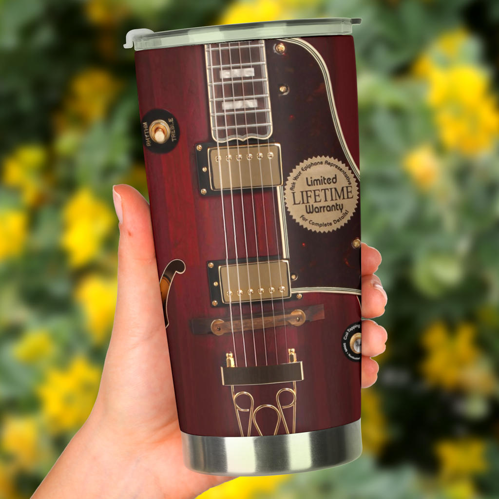 Red Electric Guitar Tumbler
