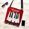 Piano Key And Music Notes Boho Handbag