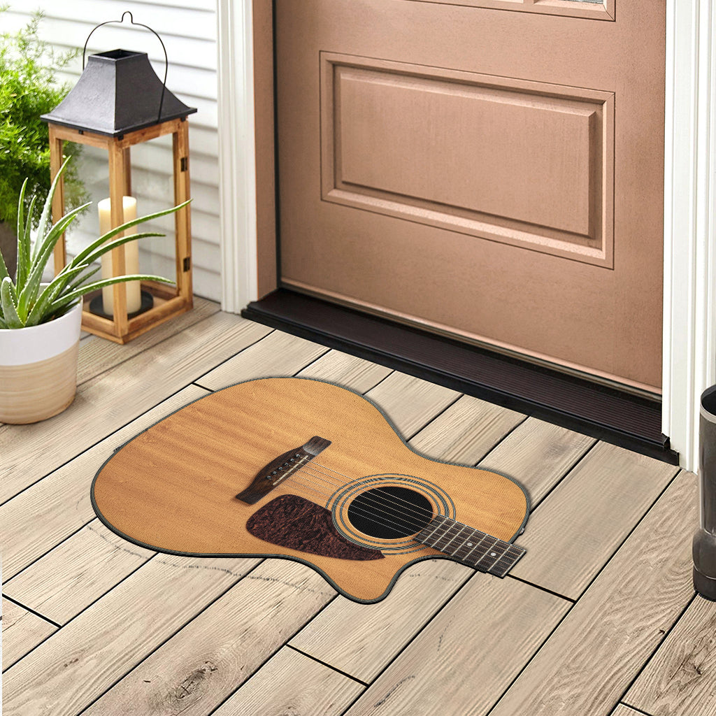 Guitar Shape Door Mat