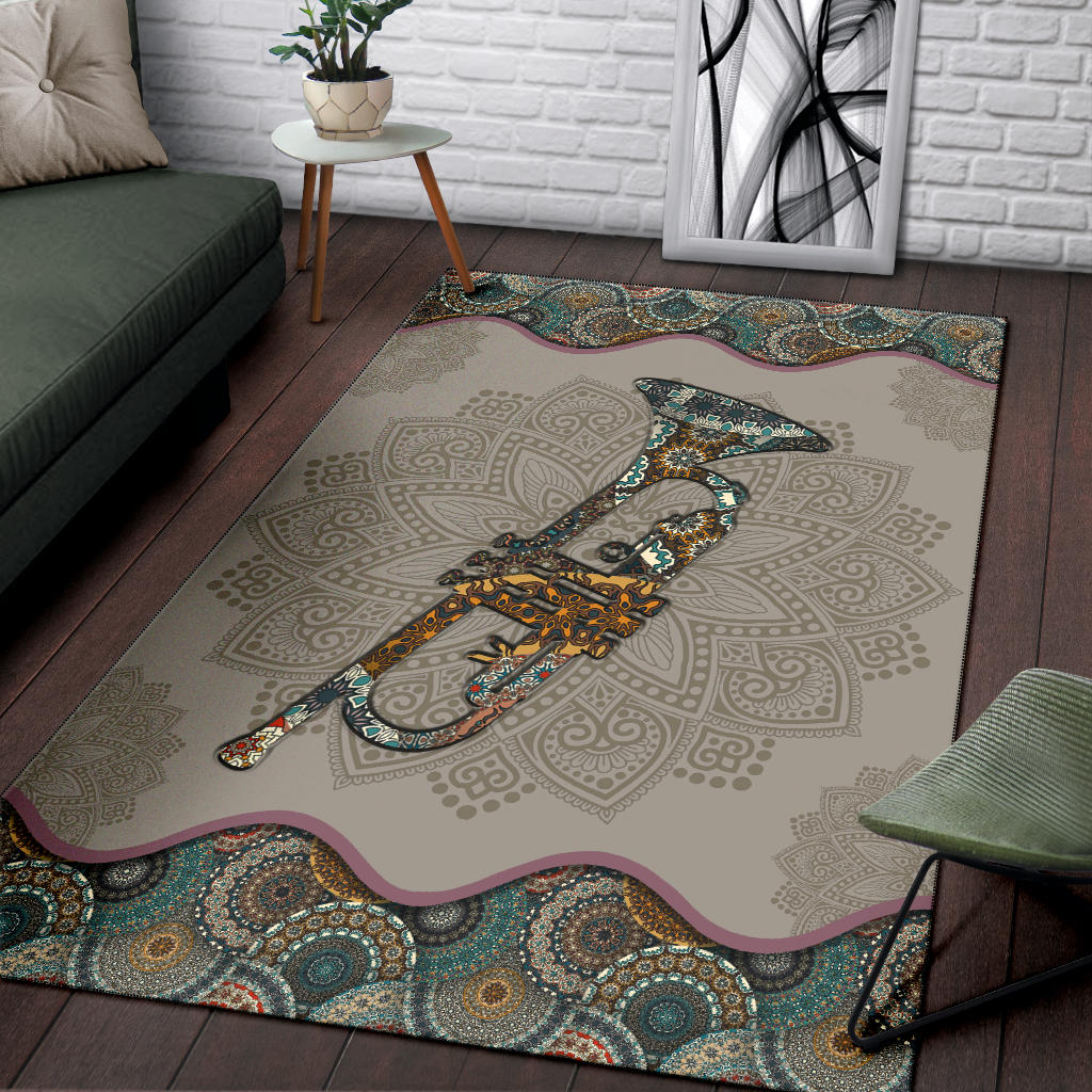 Trumpet Mandala Area Rug