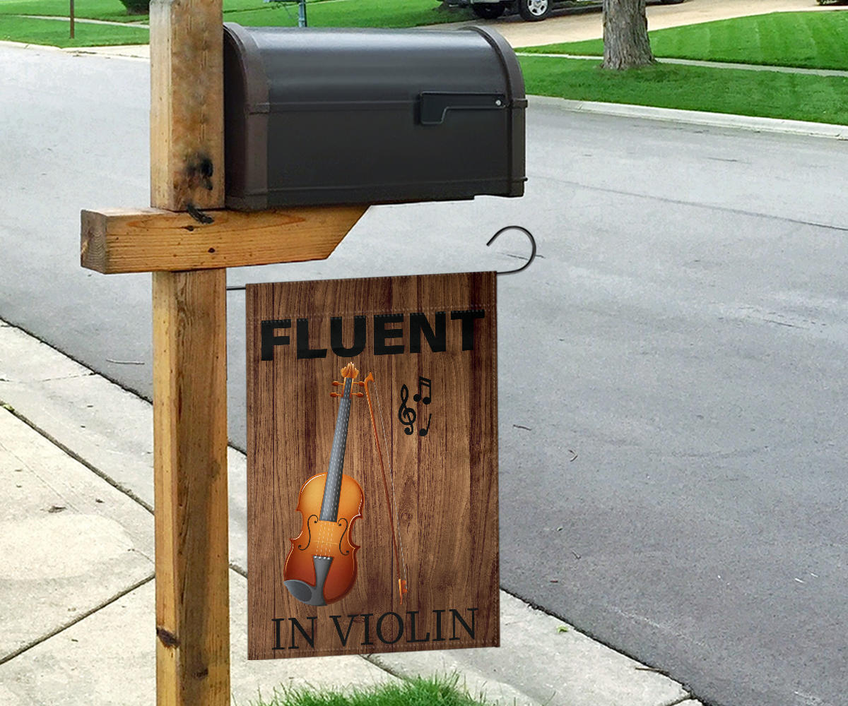 Fluent In Violin Flag