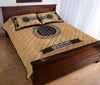 Classical Guitar Quilt Bed Set