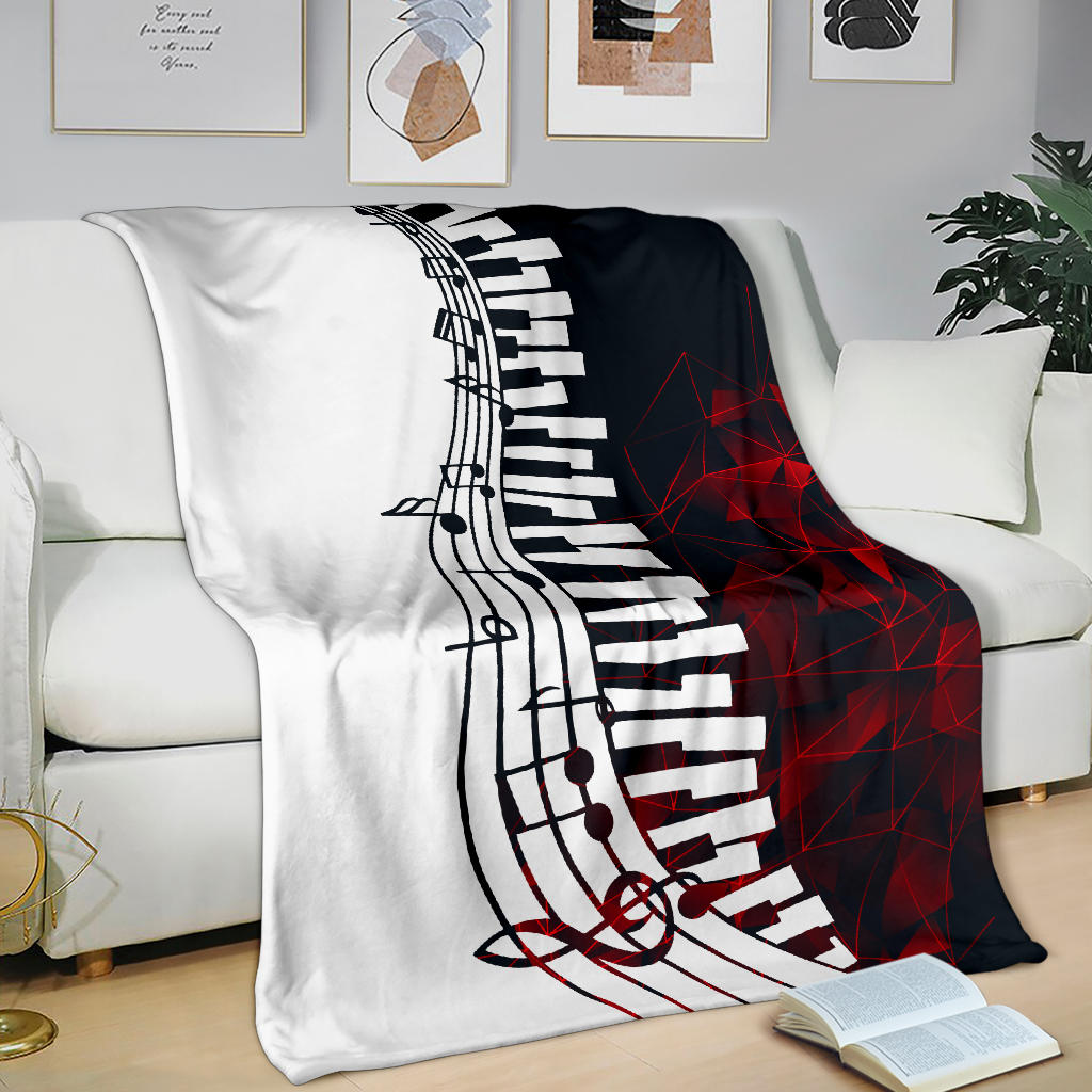 Piano Musical Premium Blanket