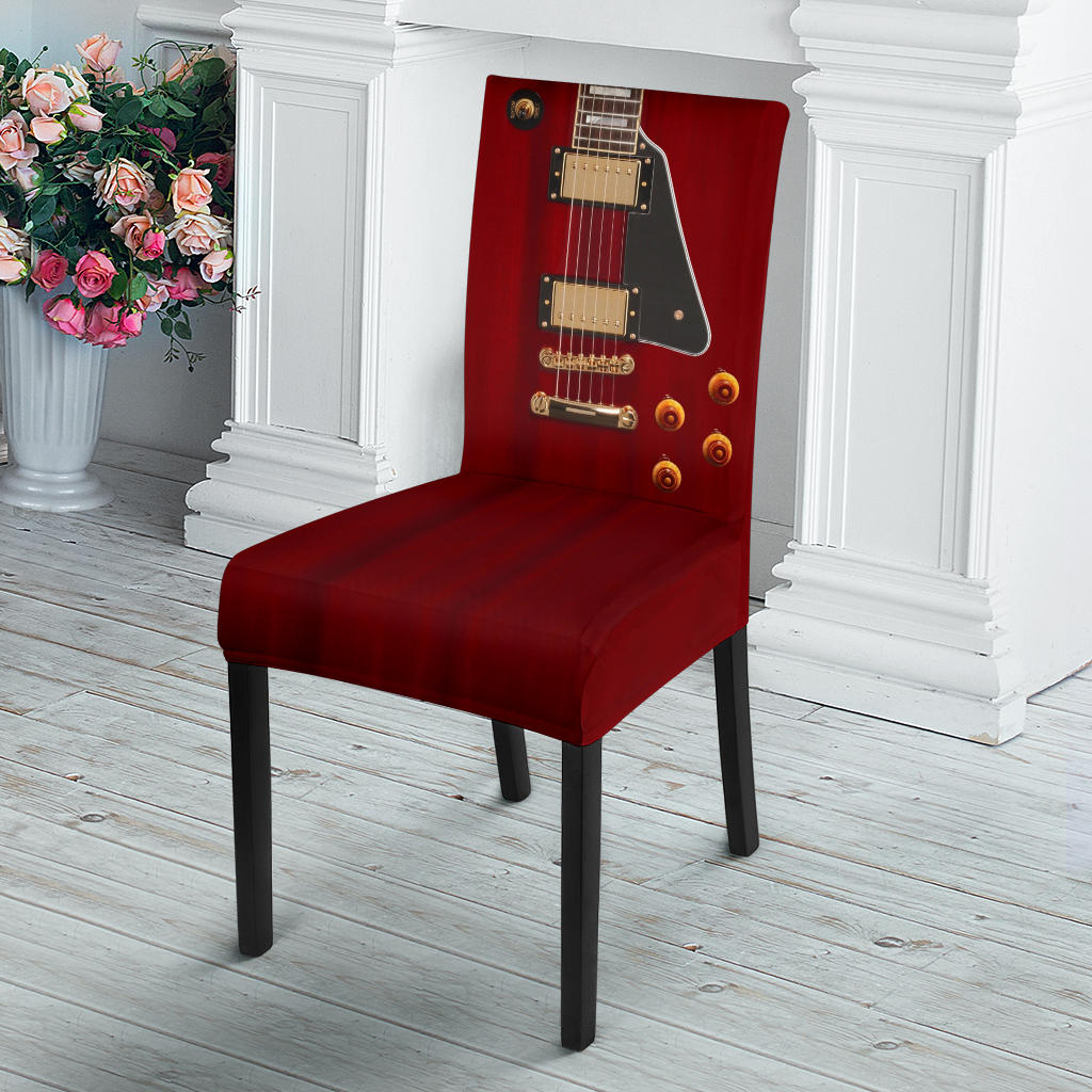 Anniversary Guitar Dining Chair Slip Cover - { shop_name }} - Review