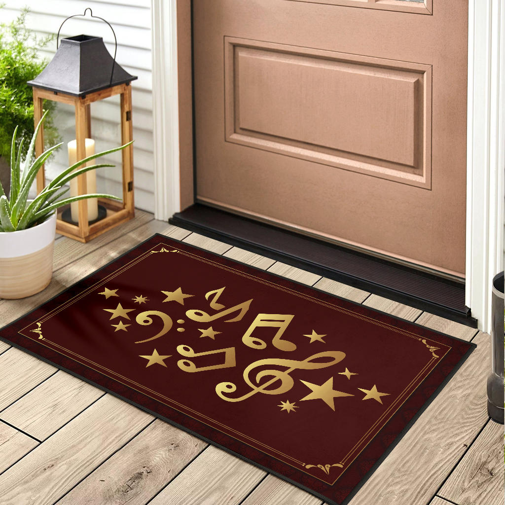 Music Notes Door Mat