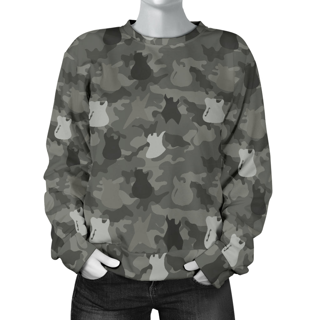 Guitars Camo Women's Sweater