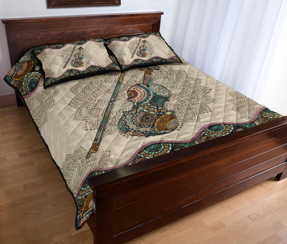 Violin Mandala Quilt Bet Set