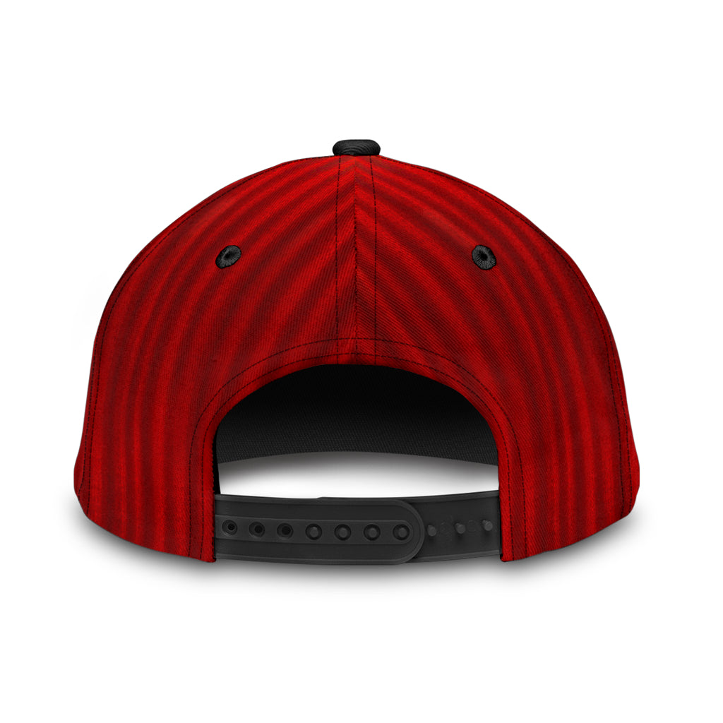 Red Electric Guitar Classic Cap