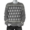 Violin Pattern Women's Grey Sweater - { shop_name }} - Review