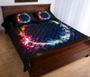 Colorful Musical Notes Quilt Bed Set