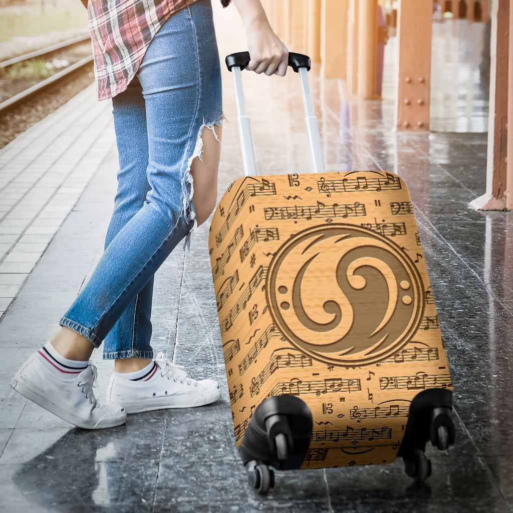 Yin Yang Bass Clef Luggage Covers