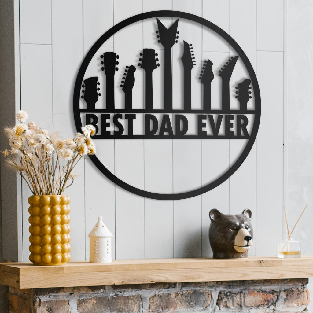 Best Dad Ever Metal Sign