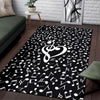 Music Notes Heart Area Rug - { shop_name }} - Review