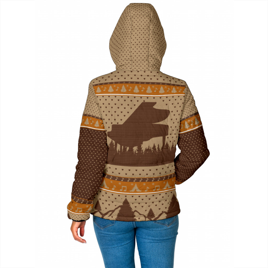 Grand Piano Christmas Hooded Jacket