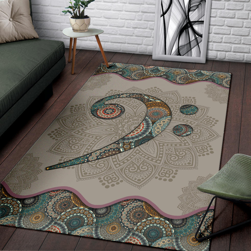 Bass Clef Area Rug