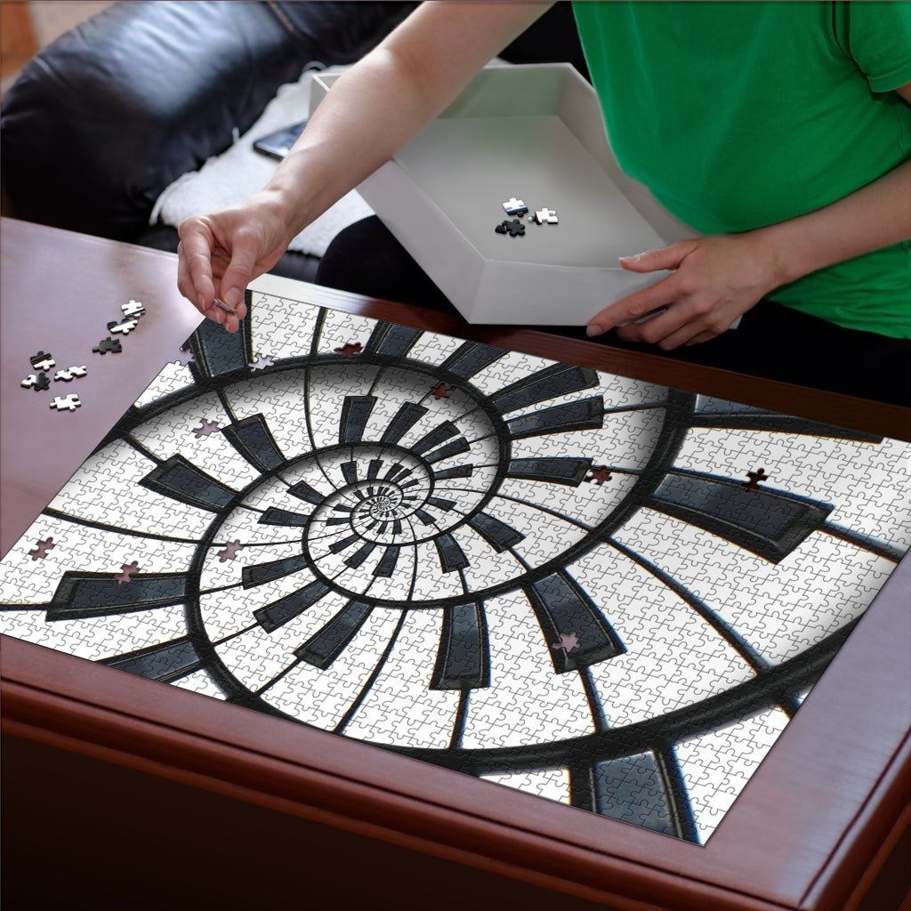 Piano Keys Wood Jigsaw Puzzle