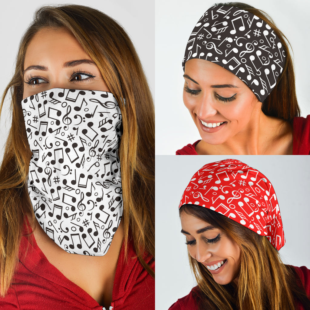 Music Notes Bandana 3-Pack