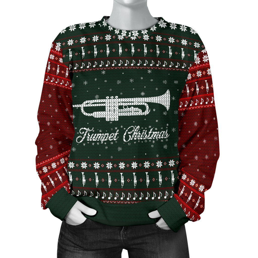Trumpet Christmas Women's Sweater