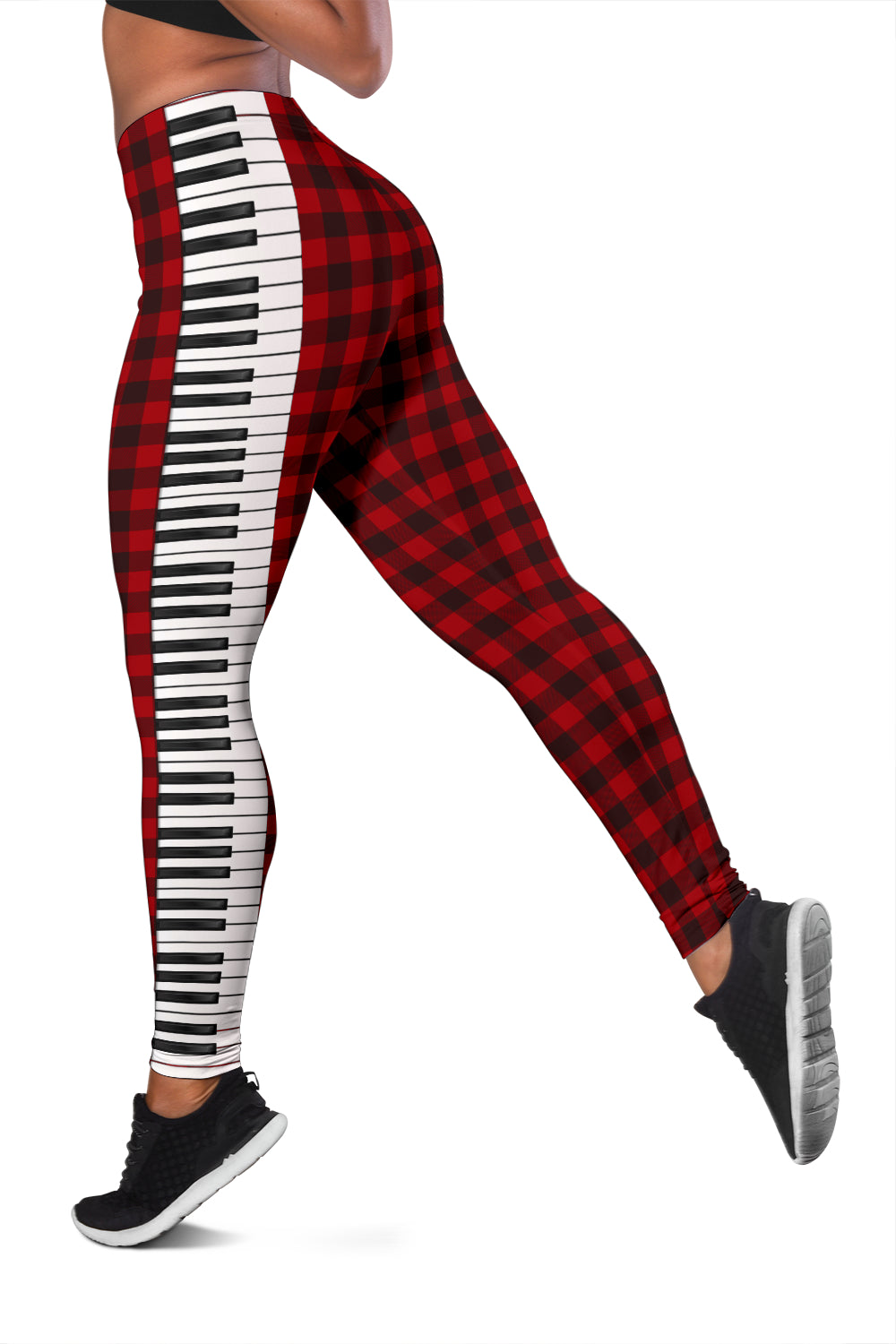 Piano Keys Red Women's Leggings