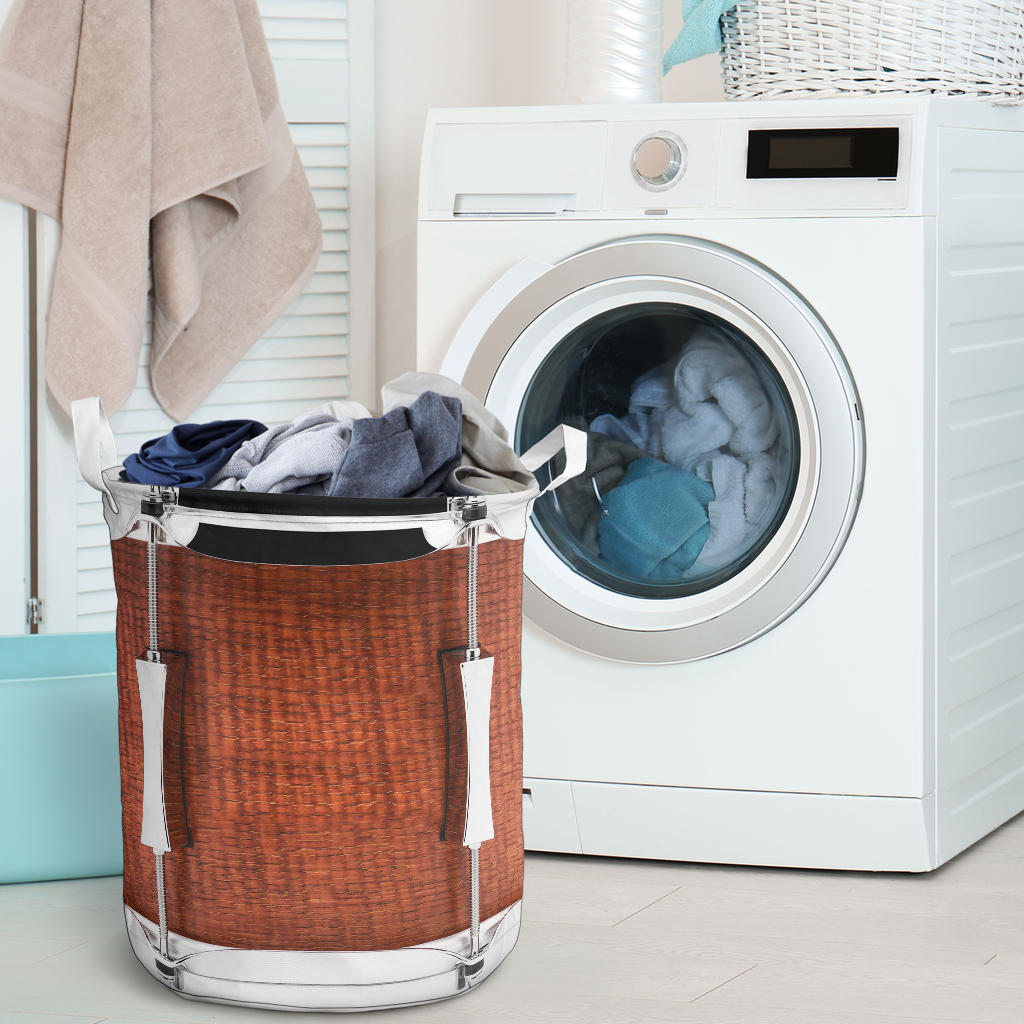 Wood Snare Drum Laundry Basket