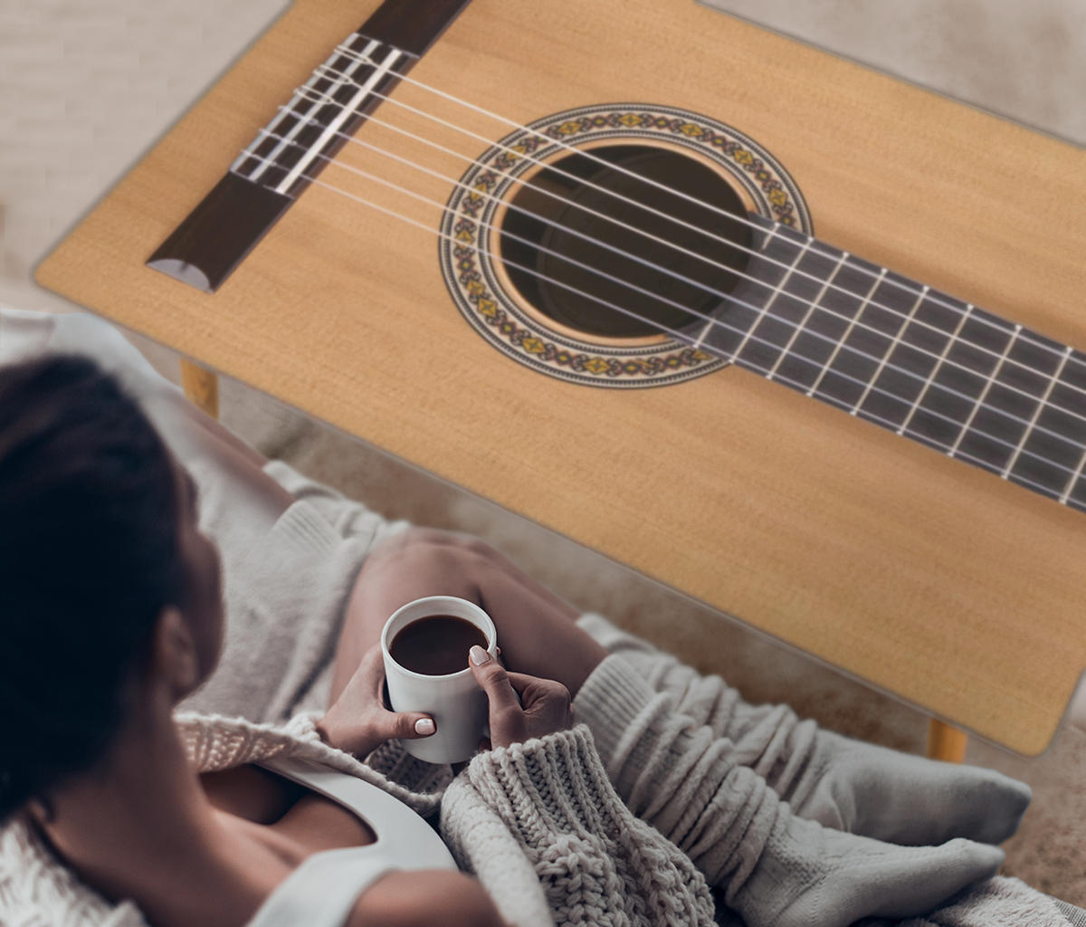 [USA Only] Classical Guitar Rectangular Coffee Table
