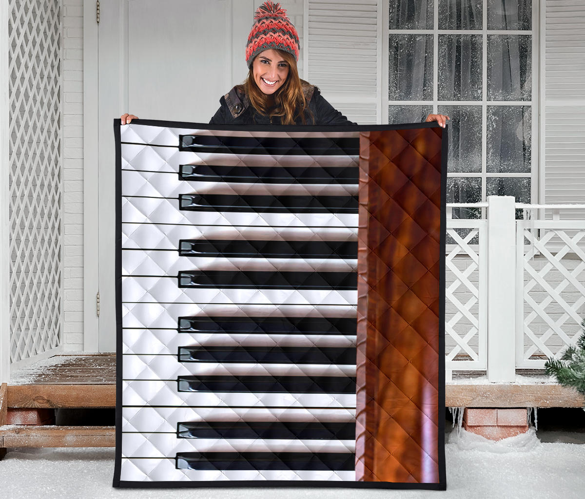 Piano Key Premium Quilt