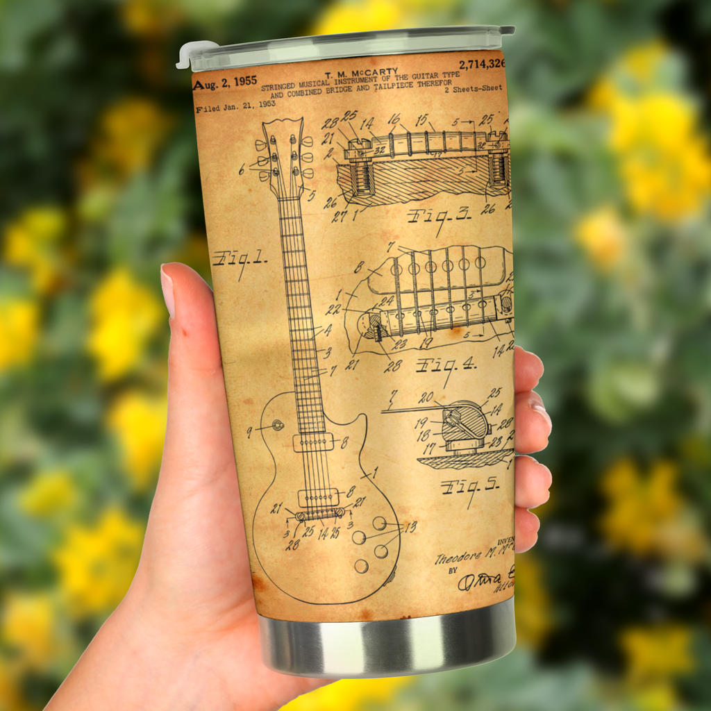 Guitar Patent Tumbler