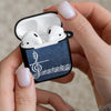 Music Notes Jeans AirPods Case